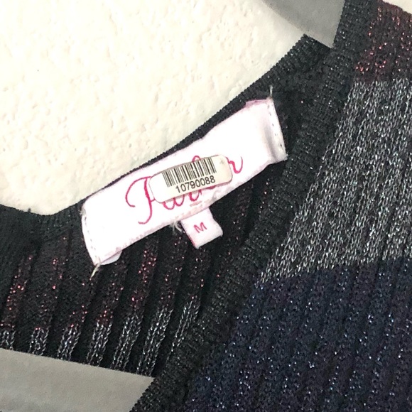 CLOSEOUT \Parker\• Multi-Stripe Pleated Midi Dress - Picture 4 of 16